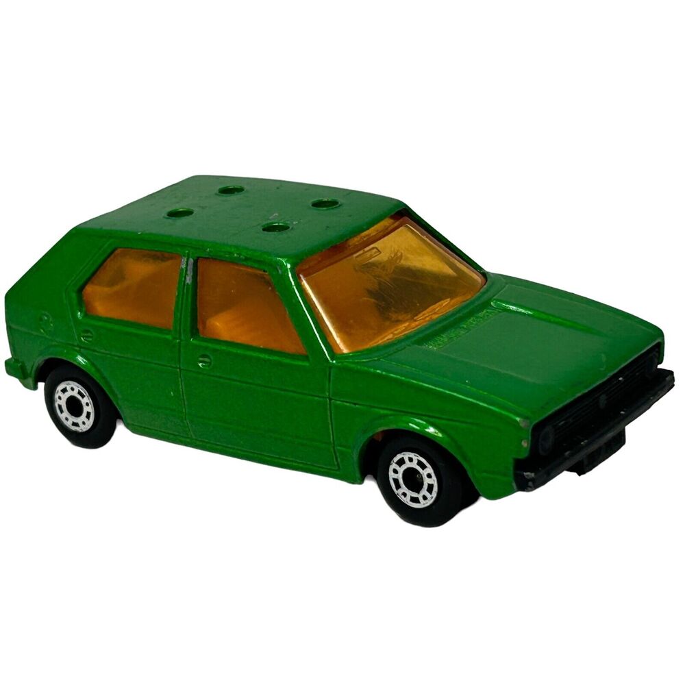 Vintage Matchbox 7 VW Golf Diecast Toy Car Volkswagen Superfast Green England